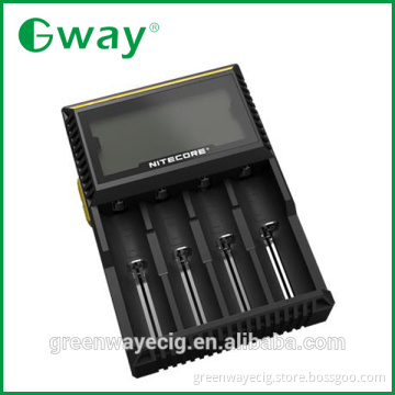 nitecore lcd charger D4 wholesale nitecore d4 intelligent charger for 18650 Li-ion battery nitecore i4 charger